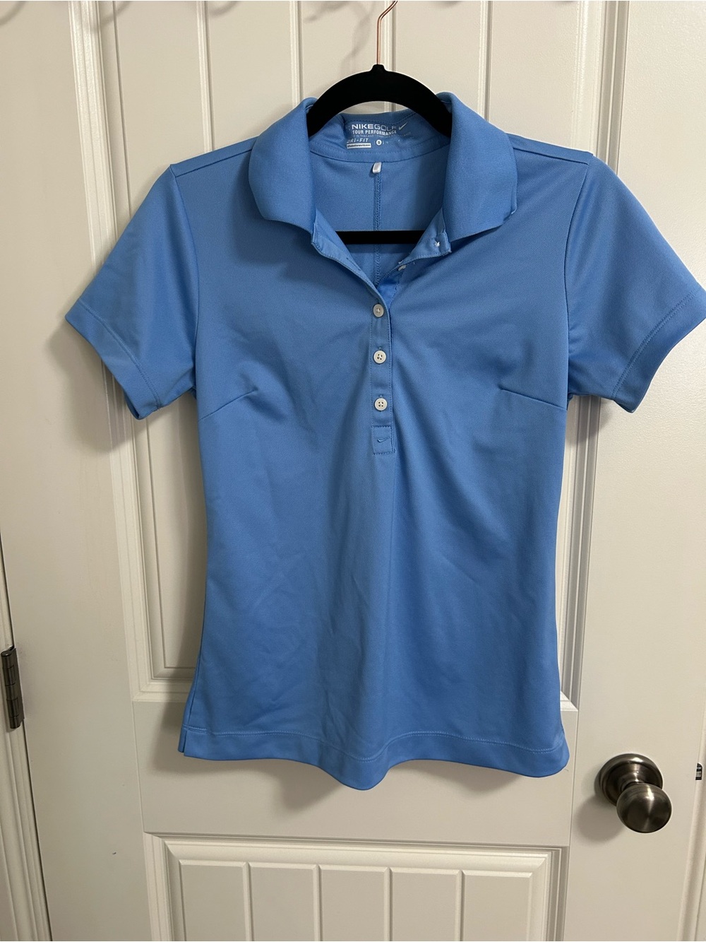 Nike Women's Light Blue golf Top